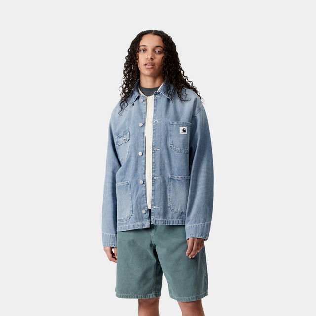 Carhartt Work In Progress Carhartt WIP Women's OG Michigan Coat (Spring) - Denim | Blue (light True Washed)
