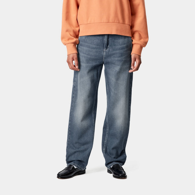 Carhartt Work In Progress Carhartt WIP Women’s Pierce Pant Straight - Denim | Blue (dark Used Wash)