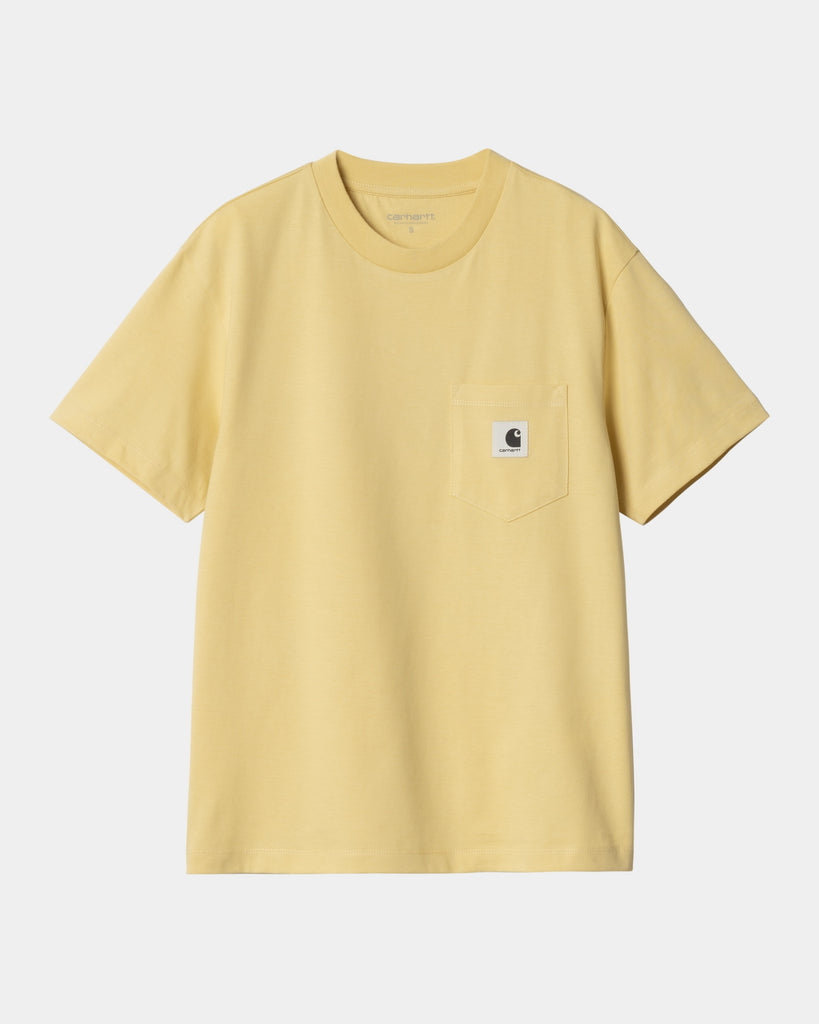 carhartt work in progress Carhartt WIP Women’s Pocket T-Shirt | Air Yellow