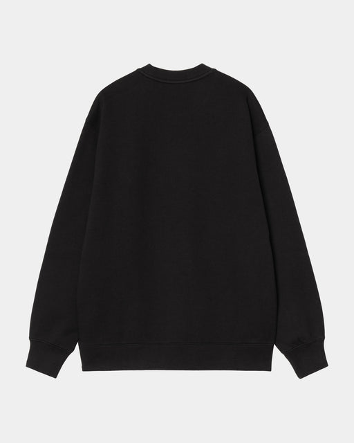 Carhartt Work In Progress Carhartt WIP Women’s Rivet Script Sweatshirt | Black / Silver