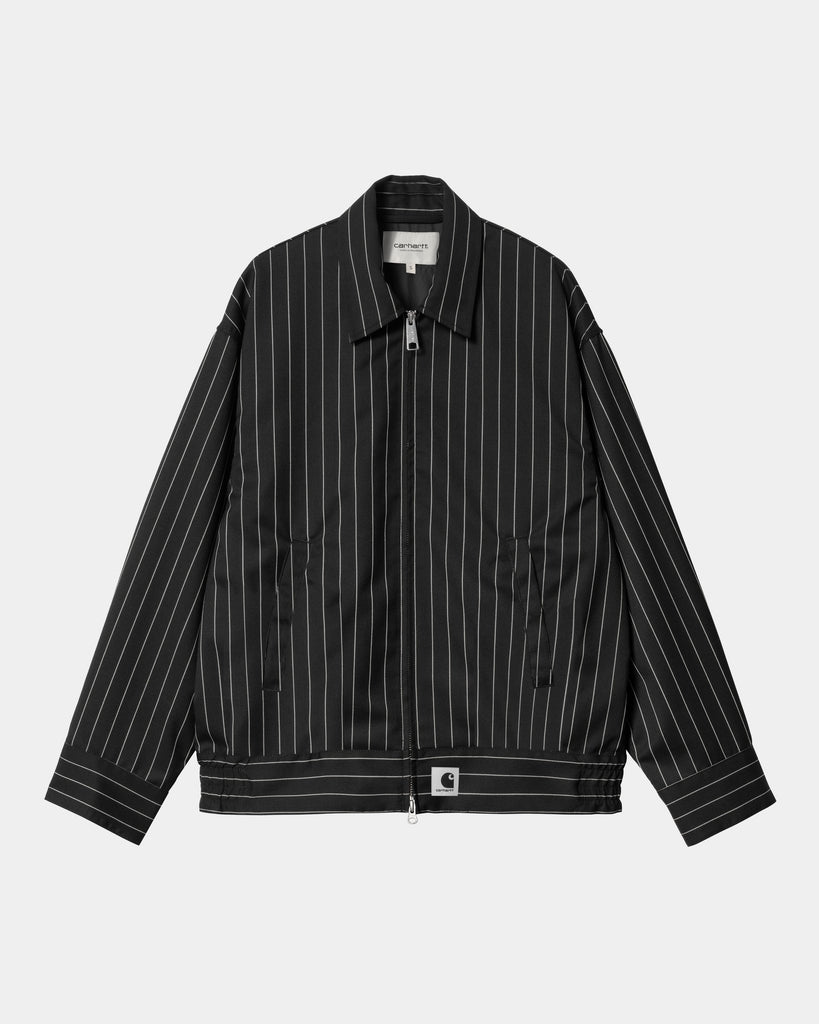 carhartt work in progress Carhartt WIP Women’s Seaton Stripe Jacket | Black / Wax