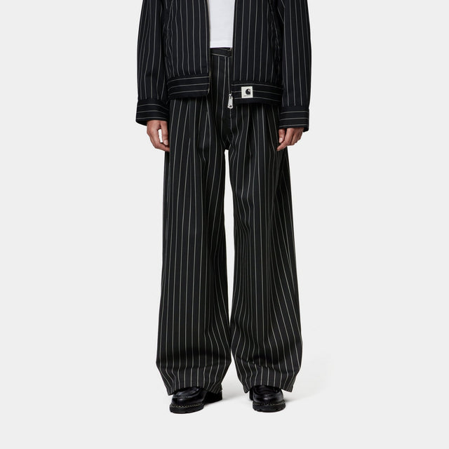 Carhartt Work In Progress Carhartt WIP Women’s Seaton Stripe Pant | Black / Wax