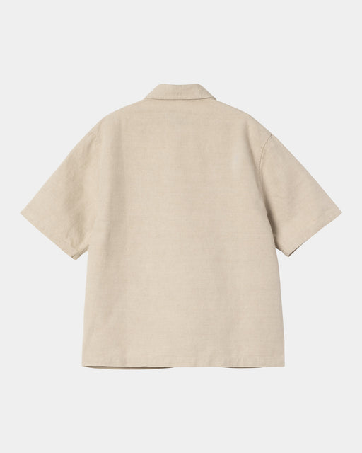 Carhartt Work In Progress Carhartt WIP Women’s Short Sleeve Michigan Shirt | Natural