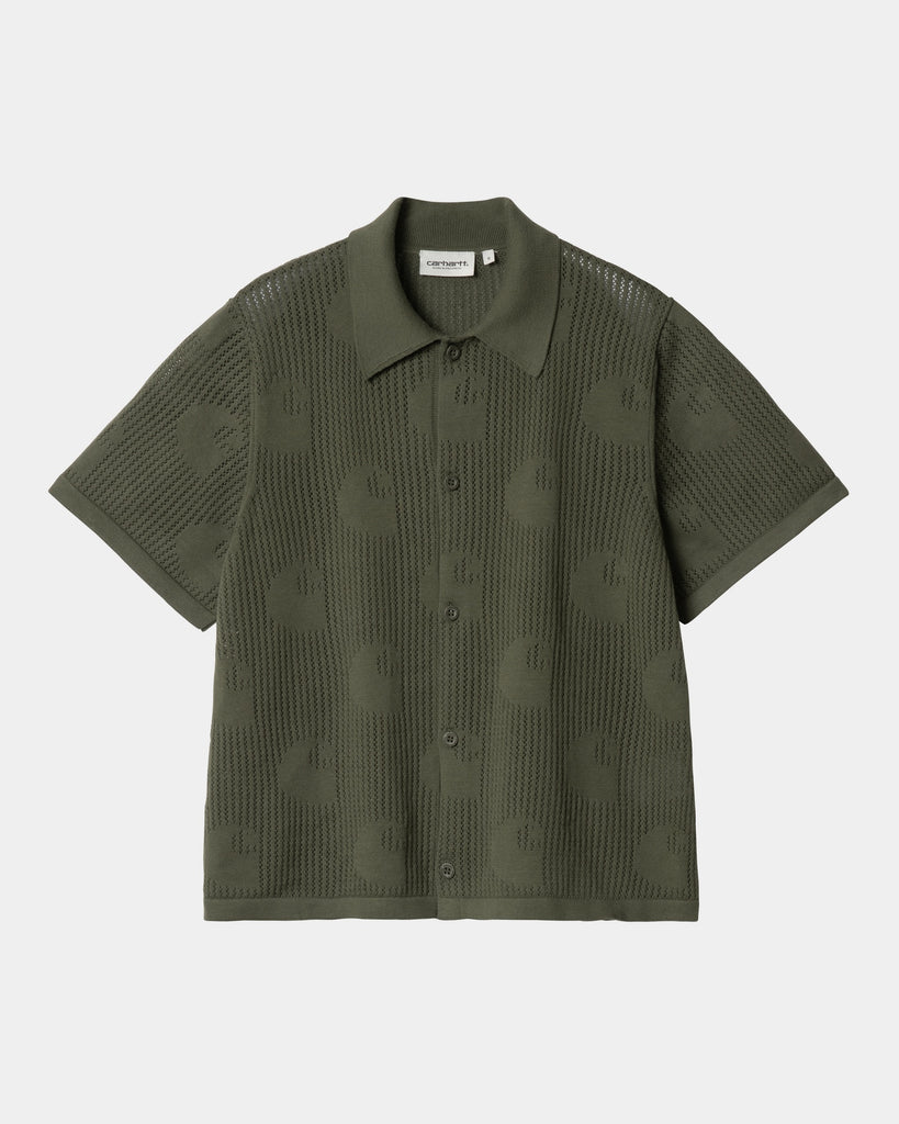 carhartt work in progress Carhartt WIP Women's Temple Knit Shirt | Dollar Green
