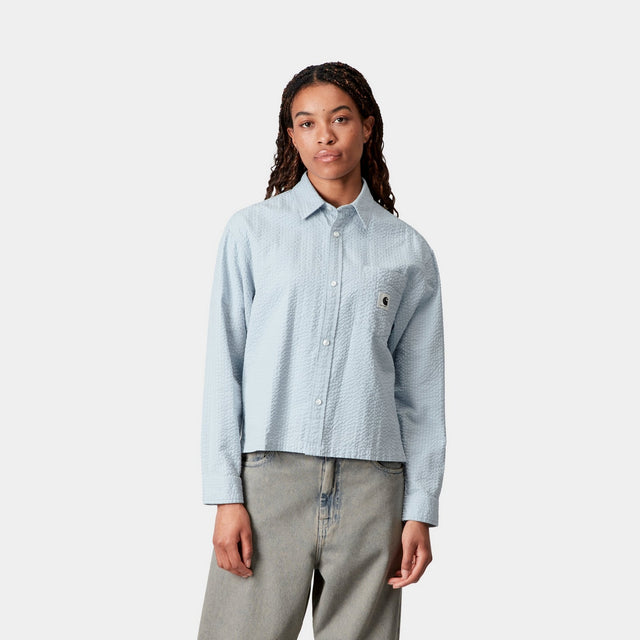 Carhartt Work In Progress Carhartt WIP Women’s Toland Stripe Shirt | Blue Fog