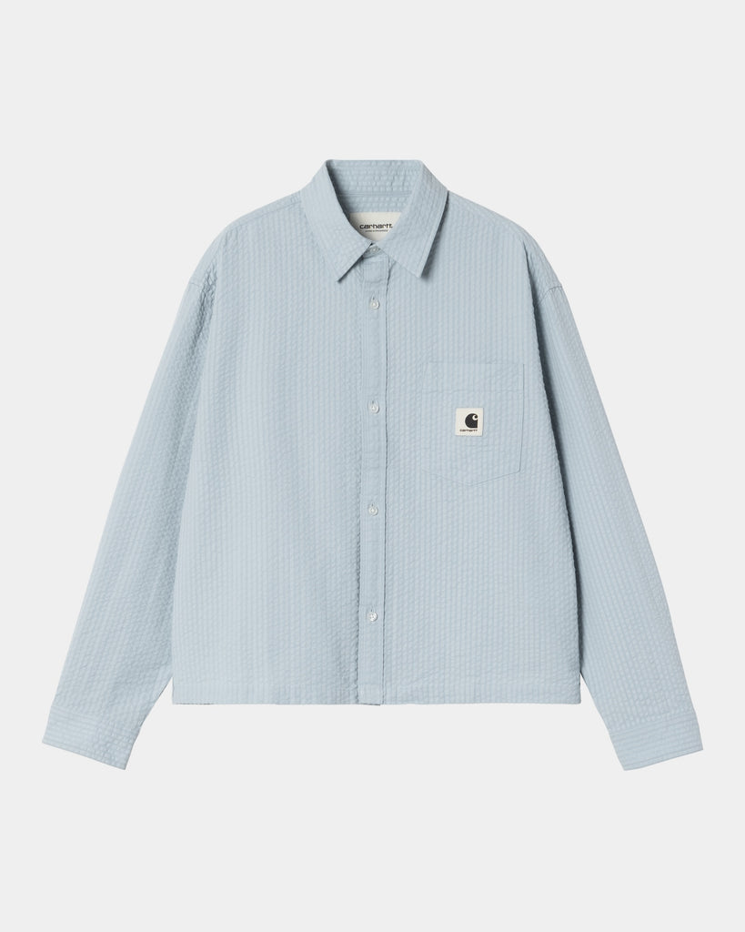 carhartt work in progress Carhartt WIP Women’s Toland Stripe Shirt | Blue Fog