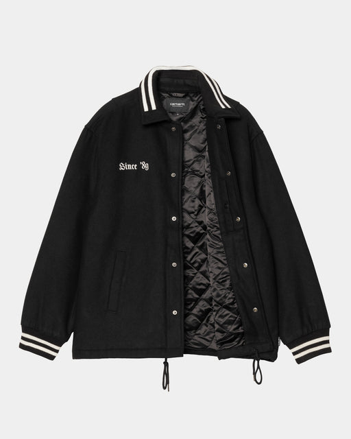 Carhartt Work In Progress Carhartt WIP Wool Coach Jacket | Black / Wax
