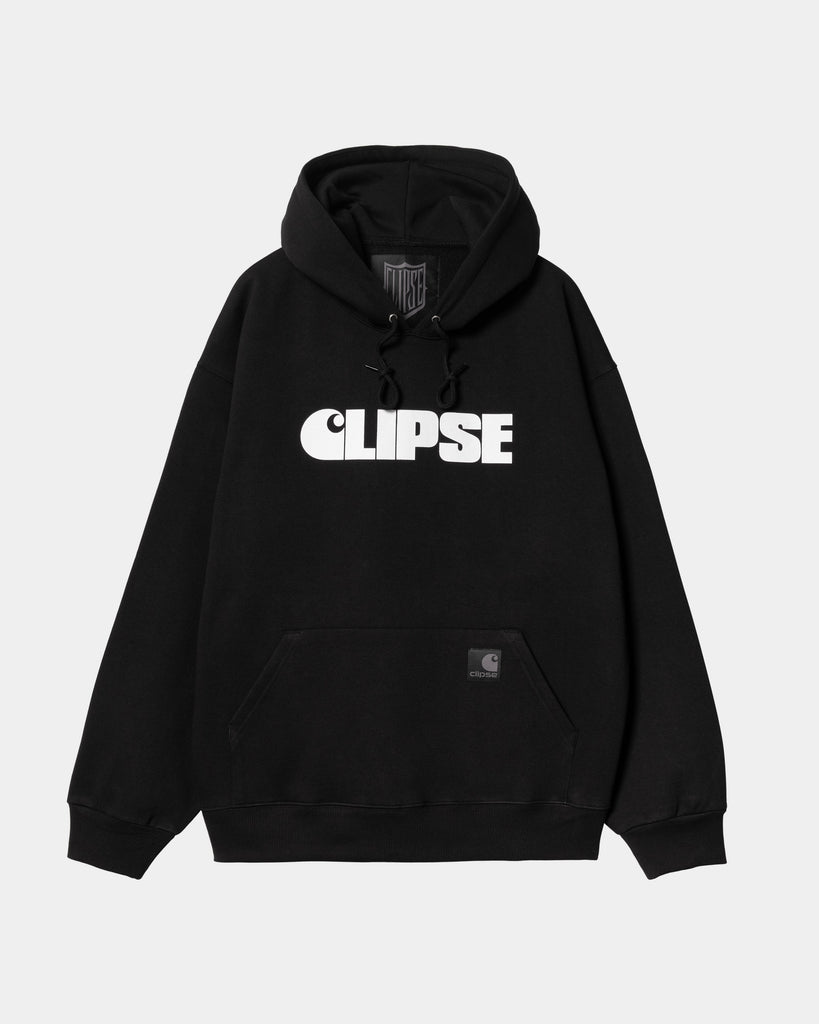 carhartt work in progress CLIPSE x Carhartt WIP Let God Sort Em Out Hooded Sweatshirt | Black /
