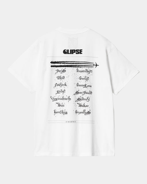 Carhartt Work In Progress CLIPSE X Carhartt WIP S/S Let God Sort Em Out T-Shirt | White / Black