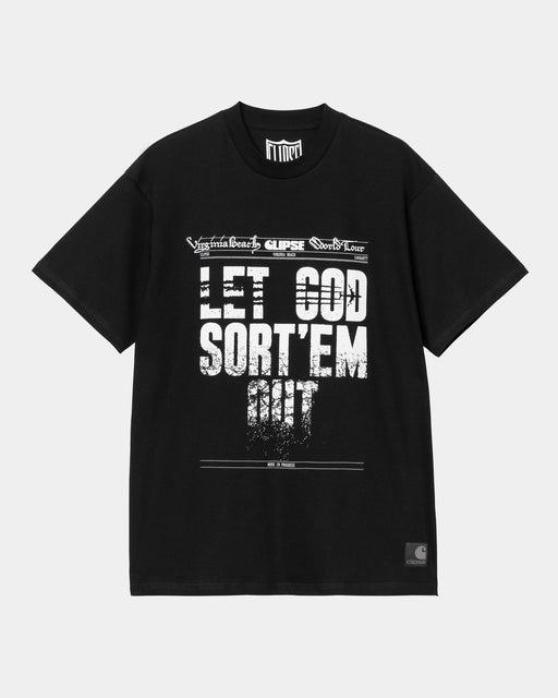 Carhartt Work In Progress CLIPSE X Carhartt WIP Virginia Beach T-Shirt | Black / White