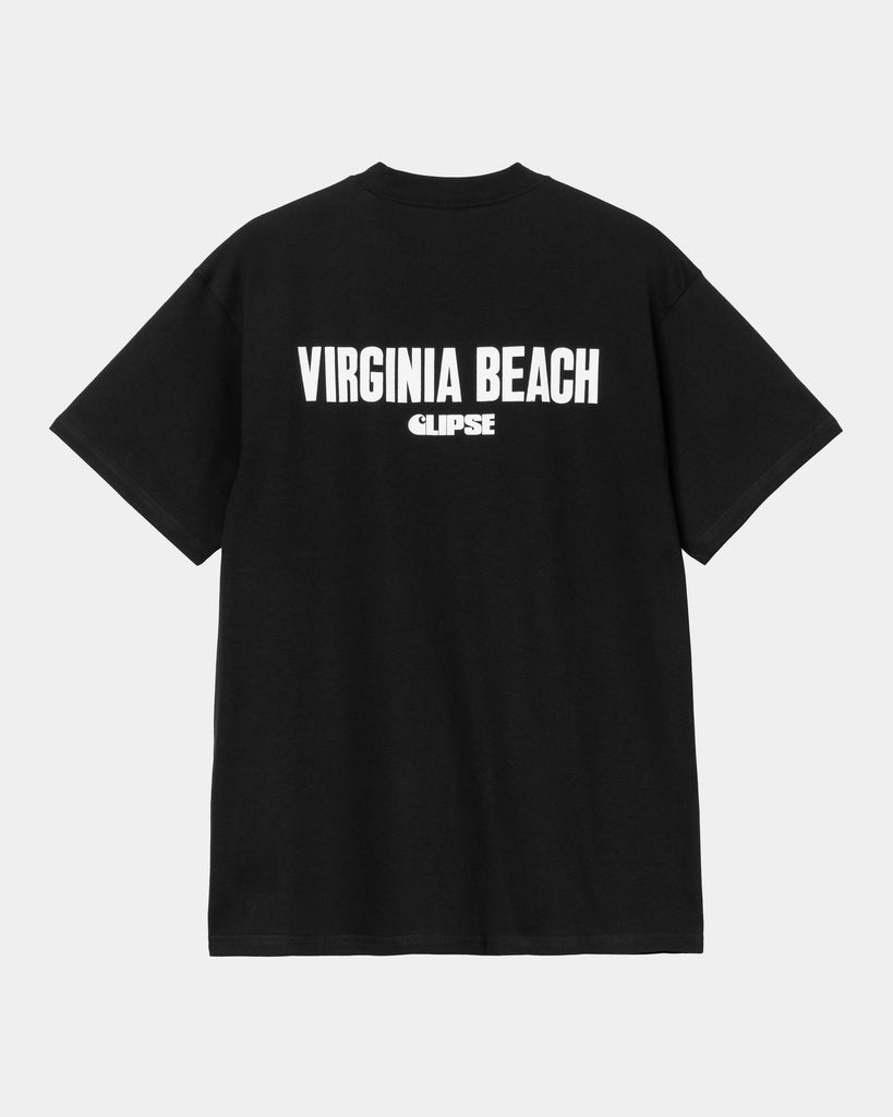 carhartt work in progress CLIPSE x Carhartt WIP Virginia Beach T-Shirt | Black / White