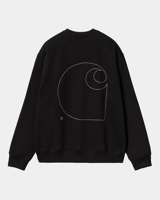 Carhartt Work In Progress CLIPSE X WIP Sweatshirt | Black / White
