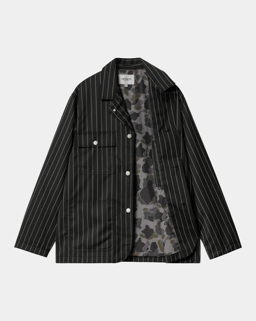 Carhartt Work In Progress Seaton Blazer | Black / Wax Stripe