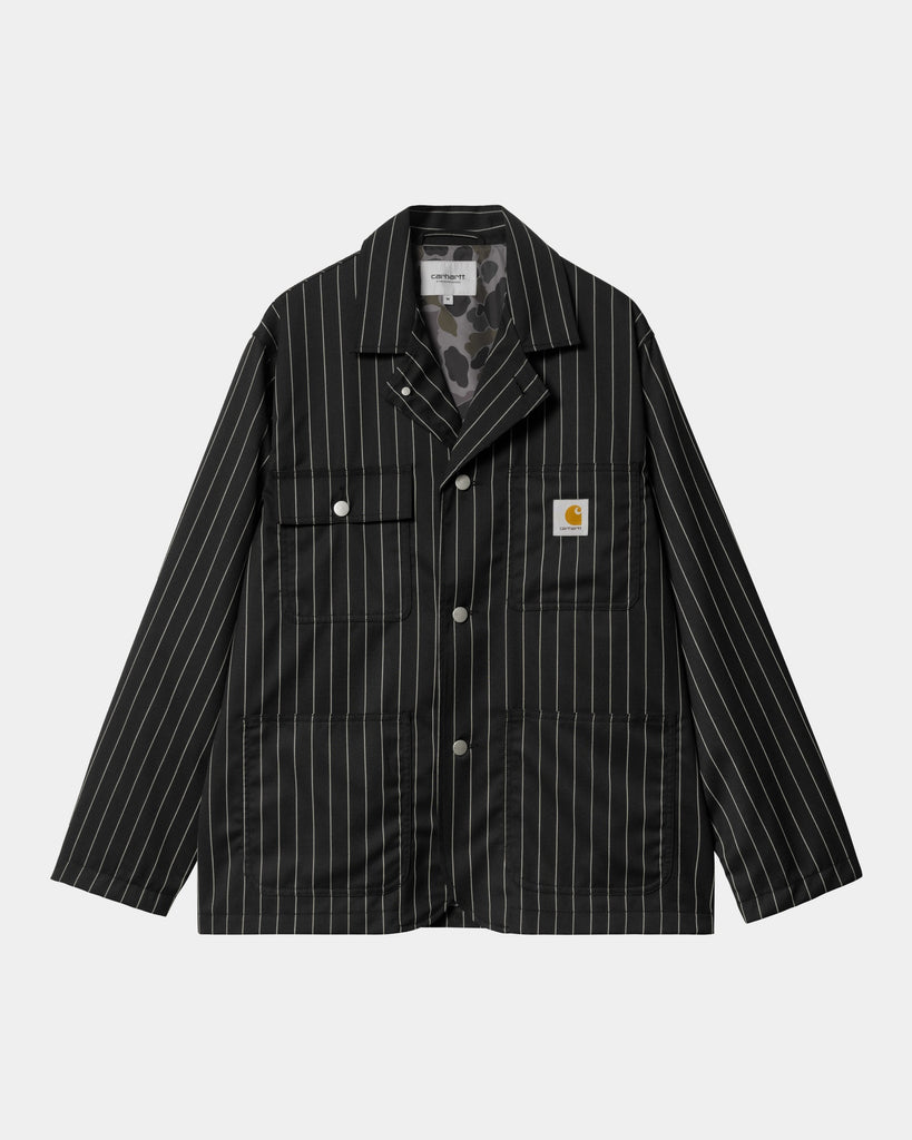 carhartt work in progress Seaton Blazer | Black / Wax Stripe