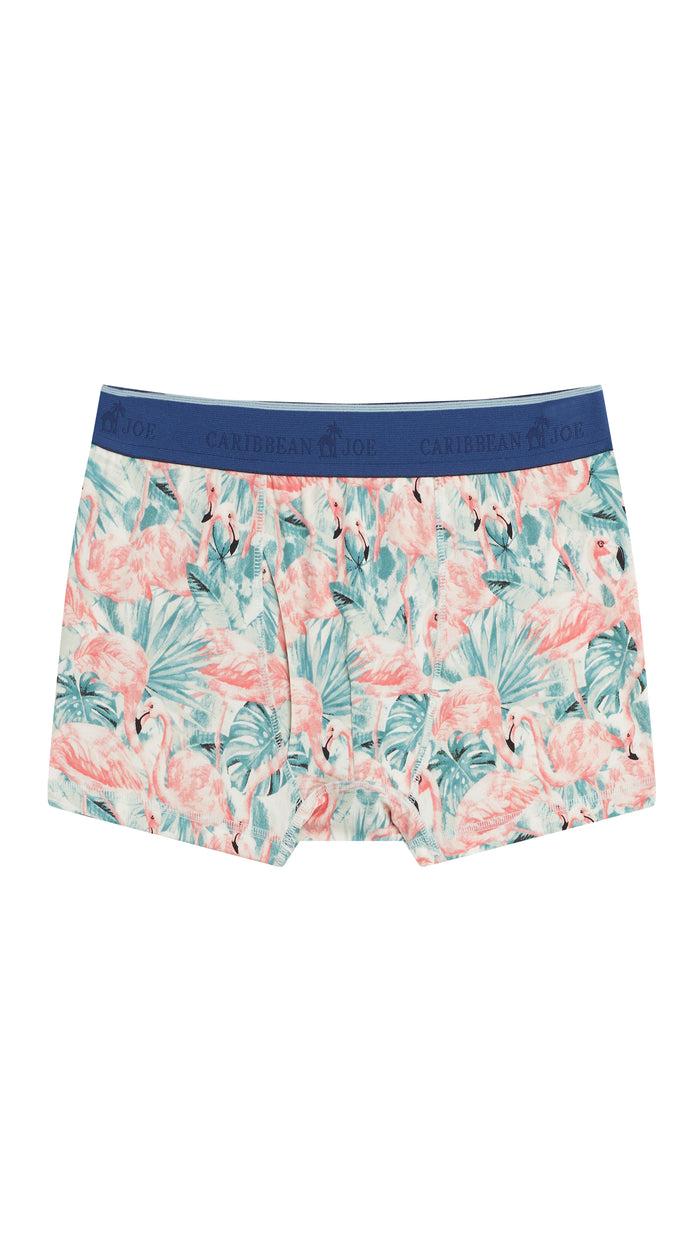 Caribbean Joe Flamingo Boxer Briefs 3-Pack