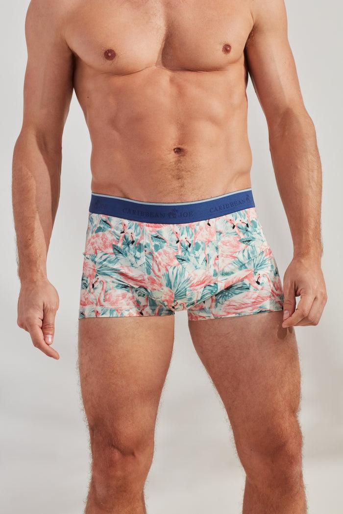 Caribbean Joe Flamingo Boxer Briefs 3-Pack