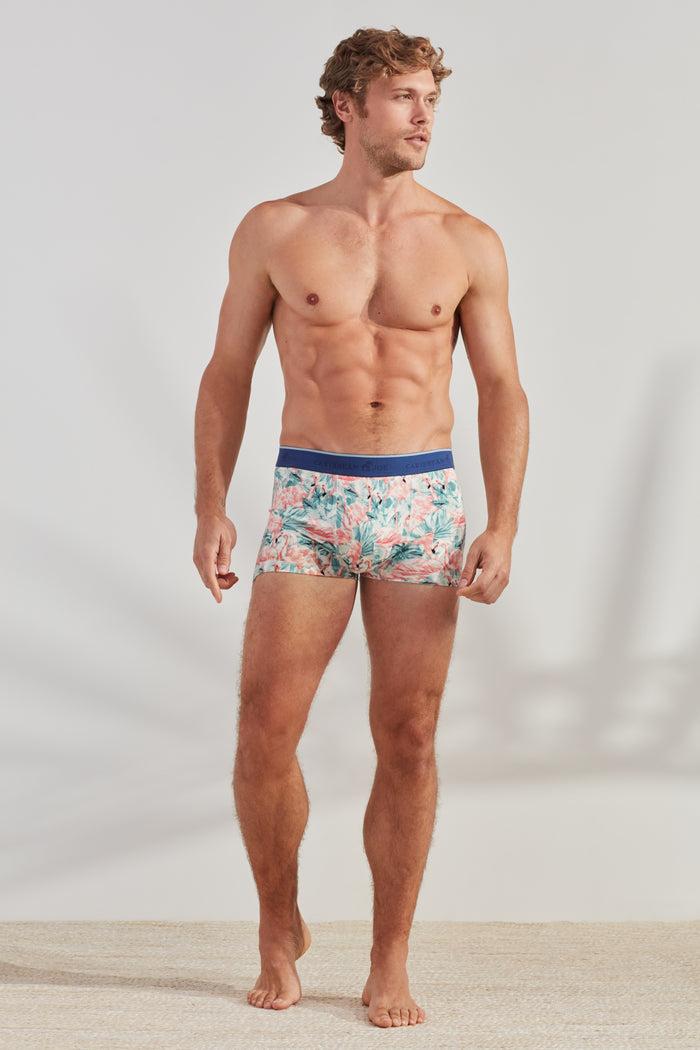caribbean joe Flamingo Boxer Briefs 3-Pack