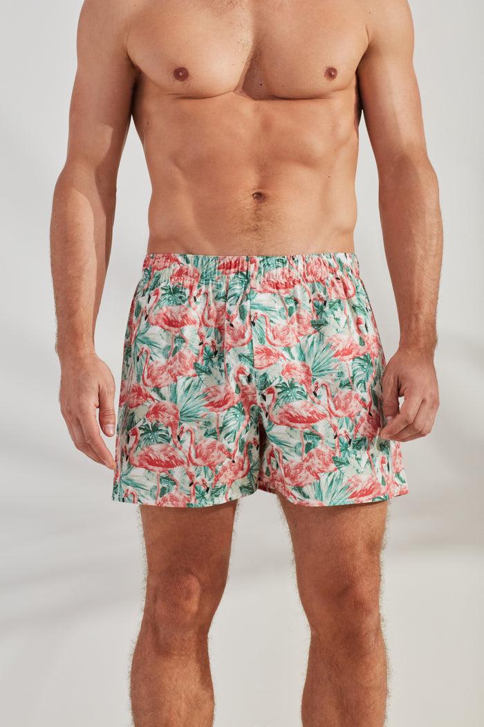 Caribbean Joe Flamingo Boxers 3-Pack