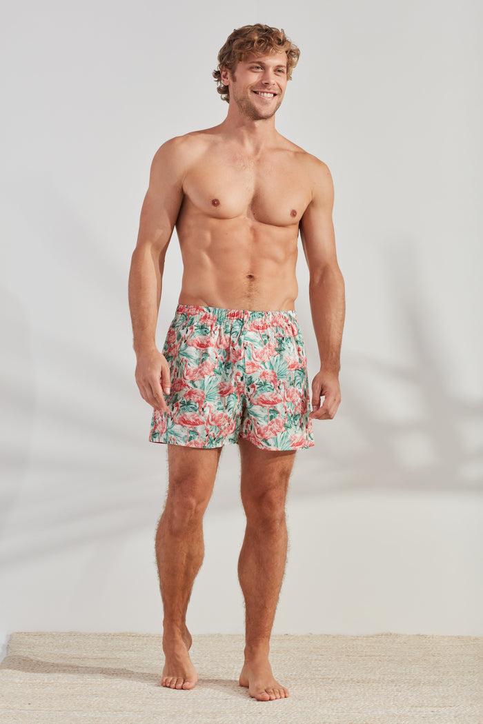 caribbean joe Flamingo Boxers 3-Pack
