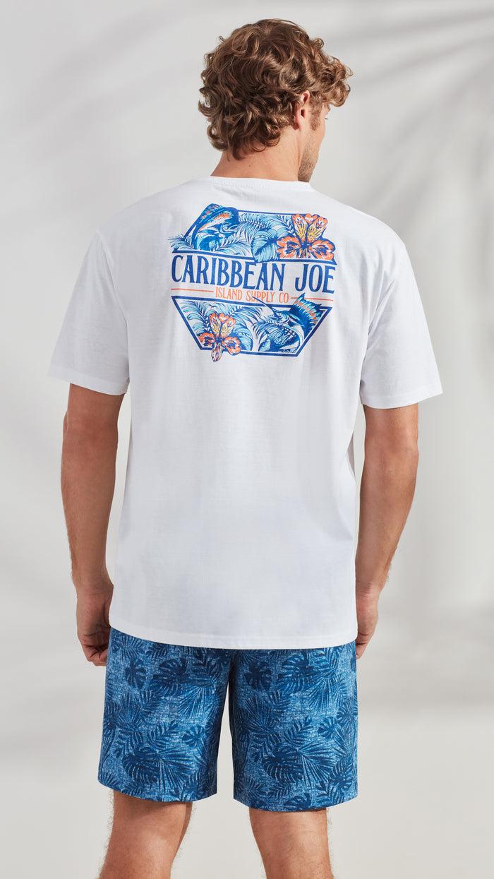 Caribbean Joe Flower Logo Sleep Top