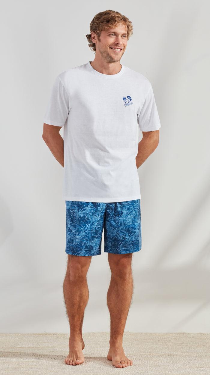 caribbean joe Flower Logo Sleep Top