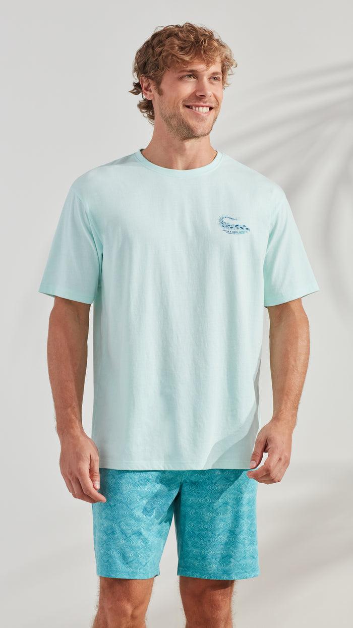 Caribbean Joe Life Is A Wave Sleep Top