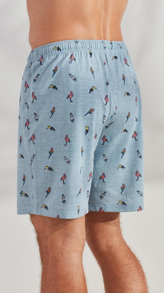 Caribbean Joe Short Parrot Printed Sleep Bottom