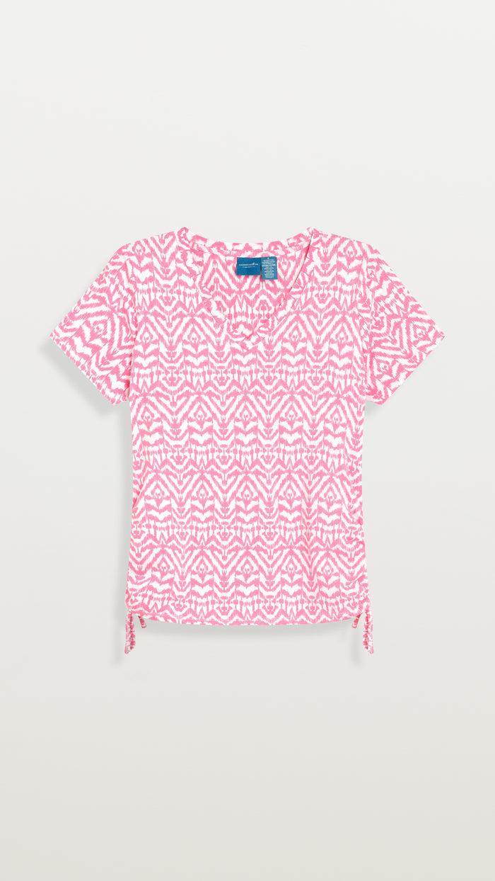 Caribbean Joe Side Rouche Knit Top