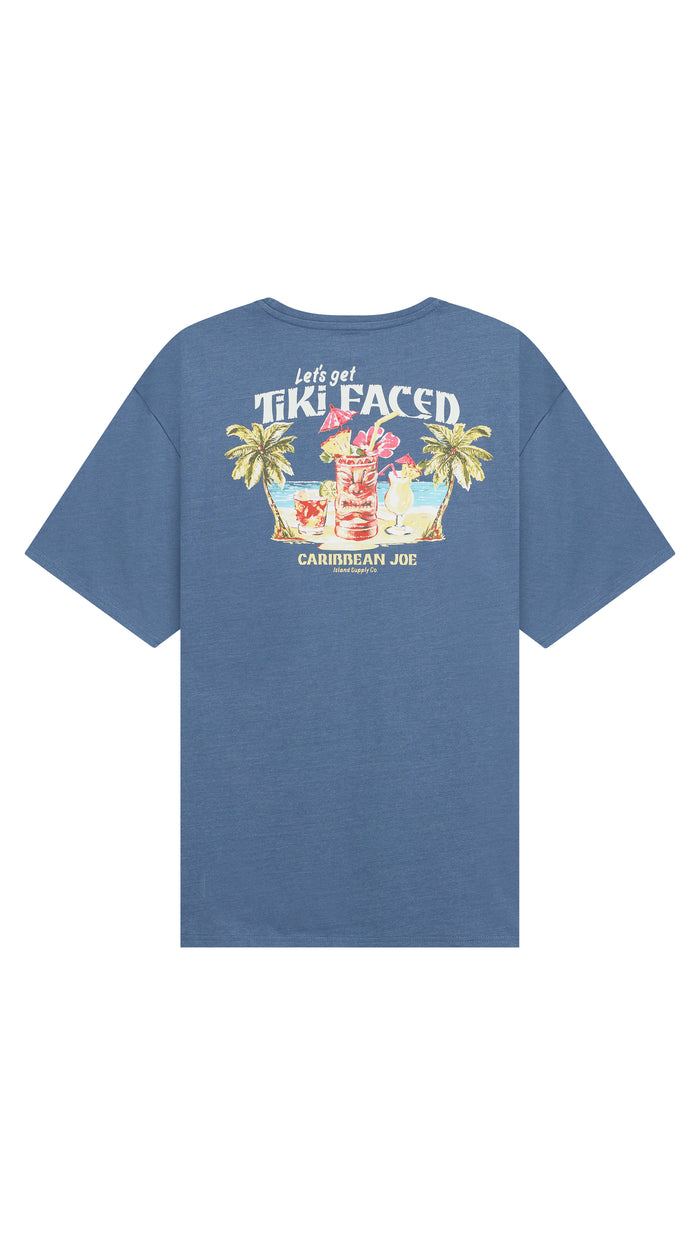 Caribbean Joe Tiki Faced Sleep Top