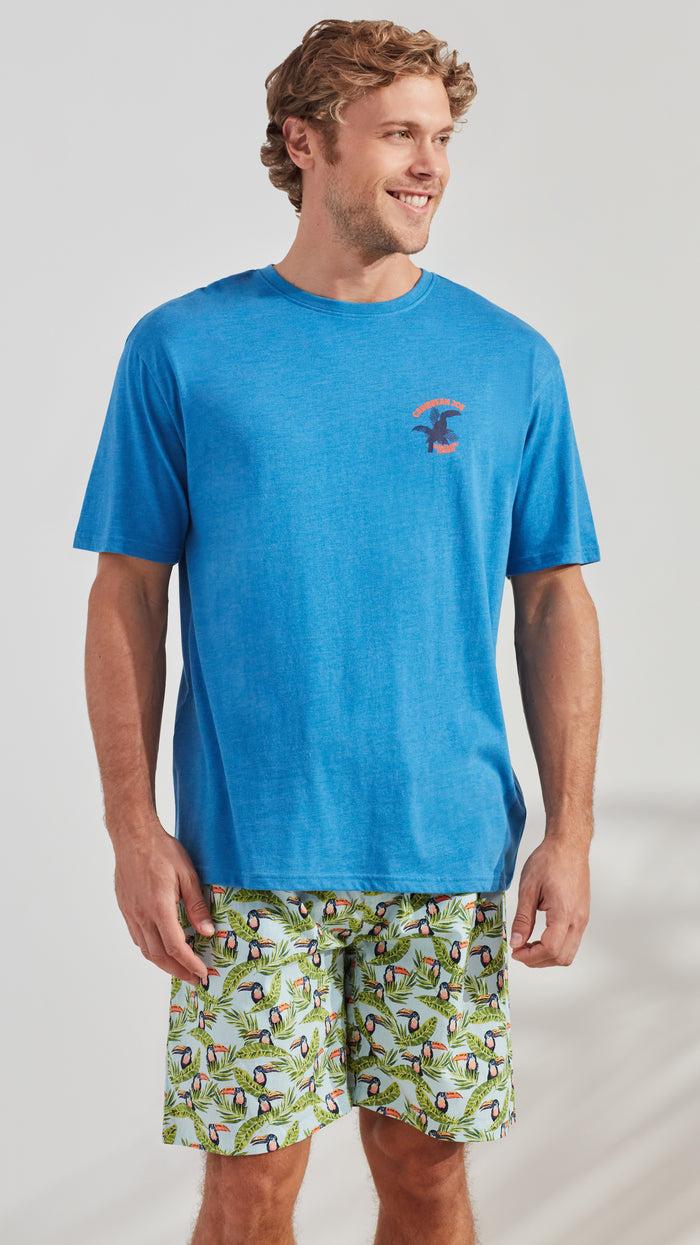 Caribbean Joe Toucan Short Sleep Set
