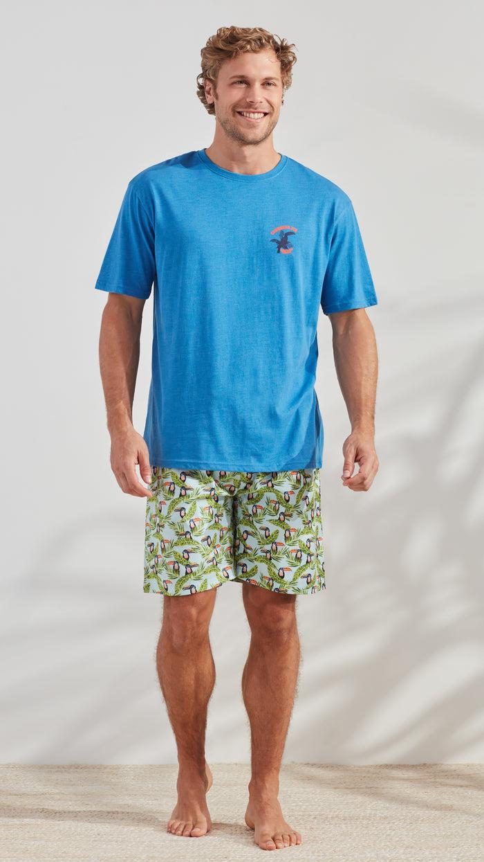 caribbean joe Toucan Short Sleep Set