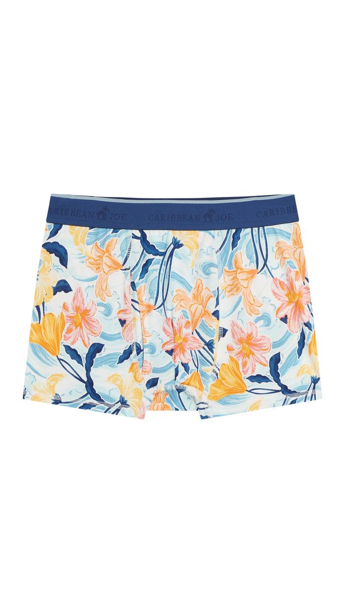 Caribbean Joe Tropical Flora Boxer Briefs 3-Pack
