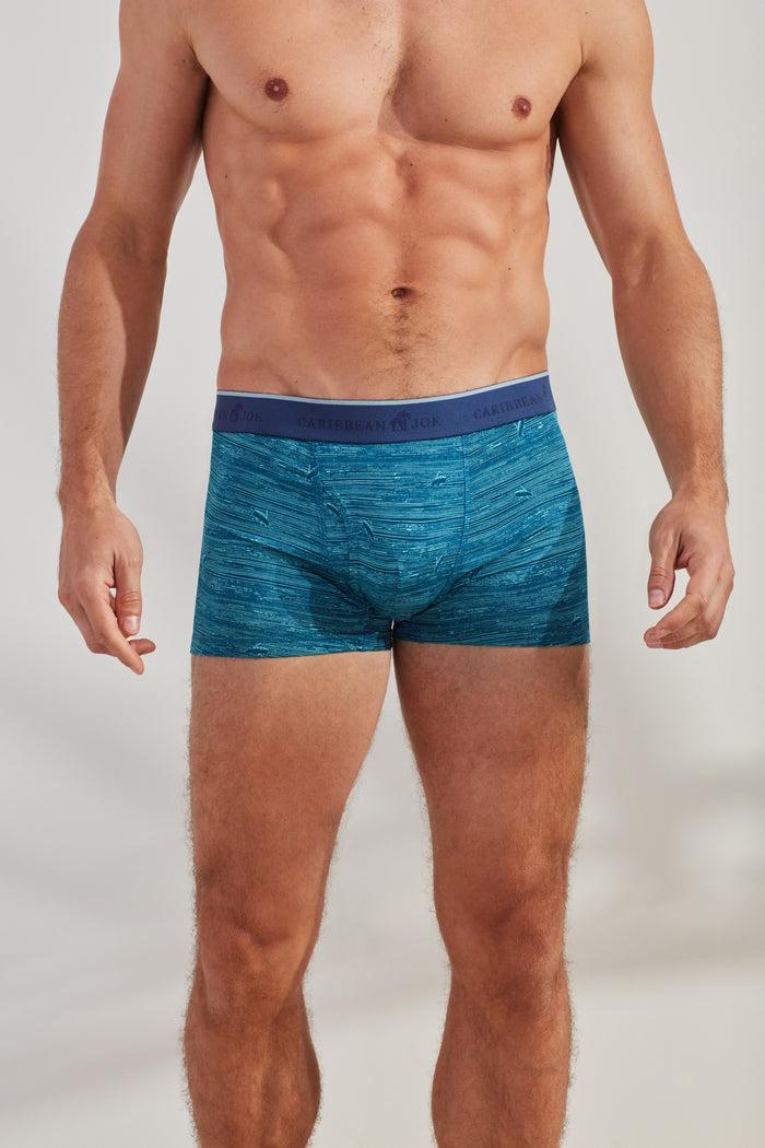 Caribbean Joe Tropical Flora Boxer Briefs 3-Pack