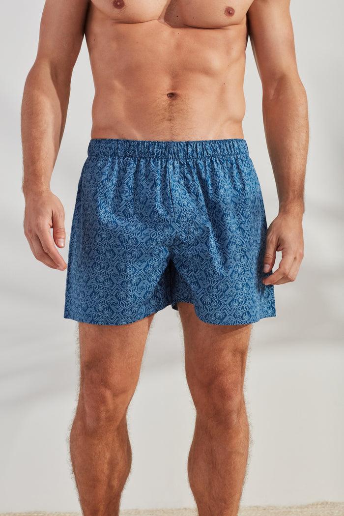 Caribbean Joe Tropical Flora Boxers 3-Pack