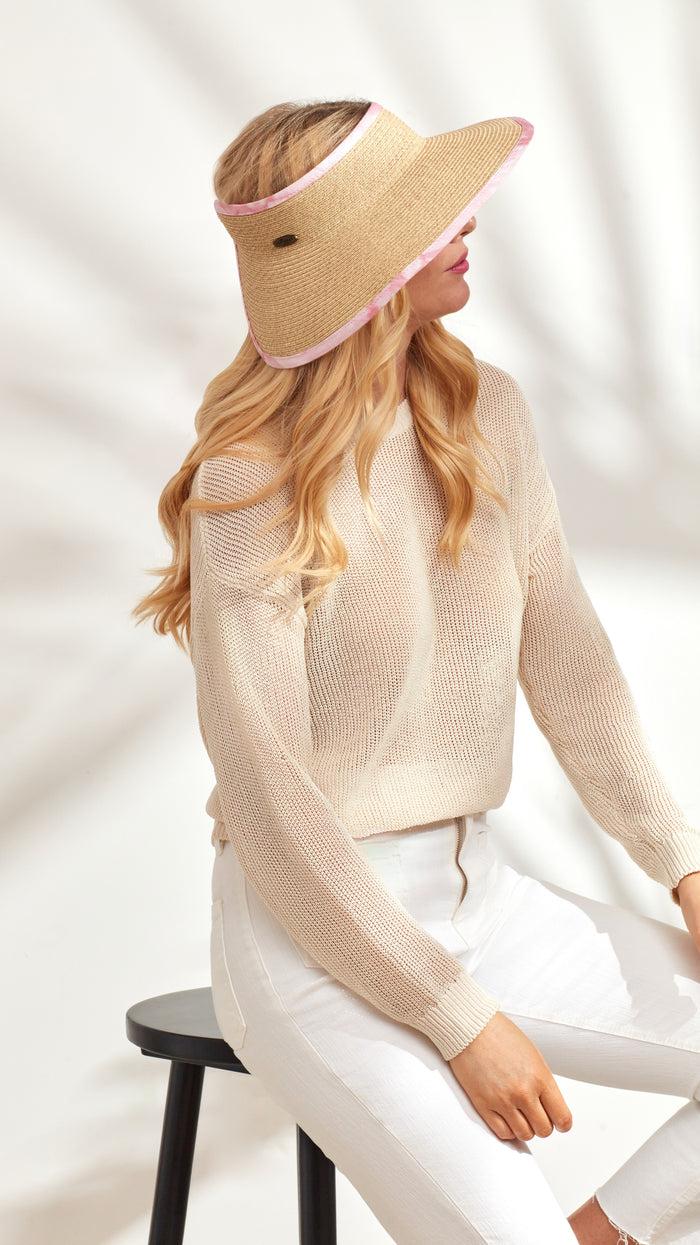 Caribbean Joe Wide Brim Sun Visor