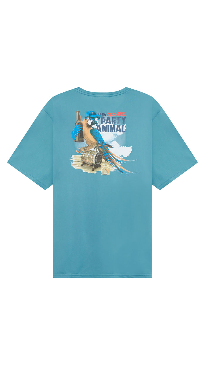 Caribbean Joe Party Animal Sun Protection Tee Shirt