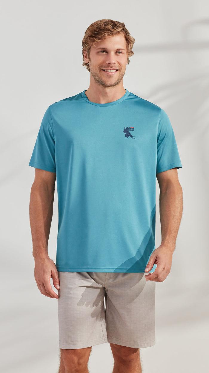 Caribbean Joe Party Animal Sun Protection Tee Shirt