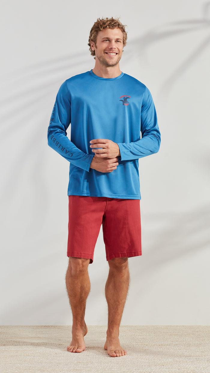 caribbean joe Toucan Graphic Long Sleeve Sun Protection Shirt