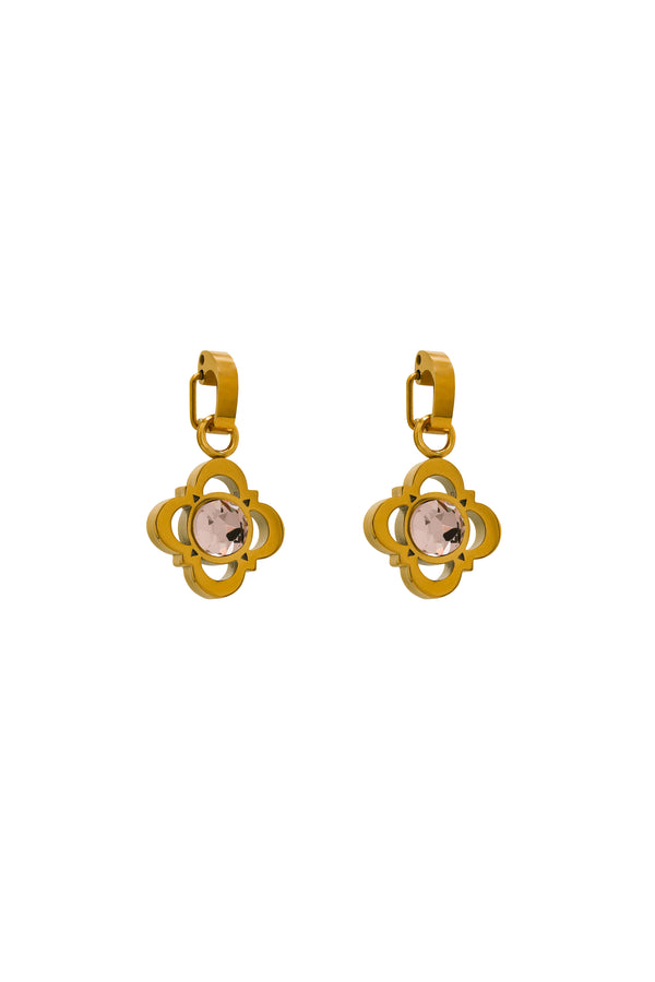 carisma April Carisma Logo Birthstone Pendant Earring Set