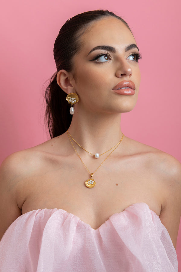 Carisma Arzella FreshWater Pearl Drop Stud Earrings