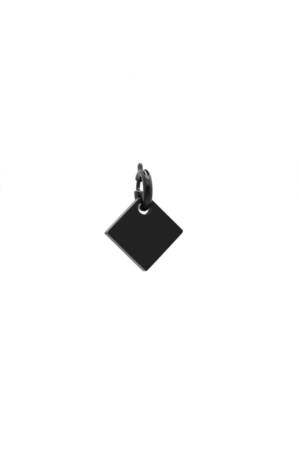 Carisma Black Square Pendant & Carisma Letter Gift Set