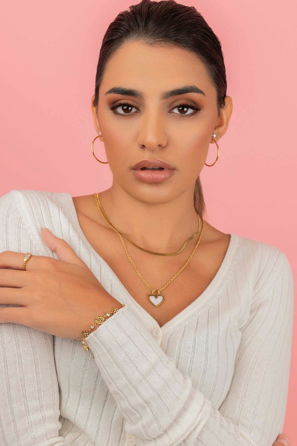 Carisma Brillantina Open Medium Hoop Stud Earring Set