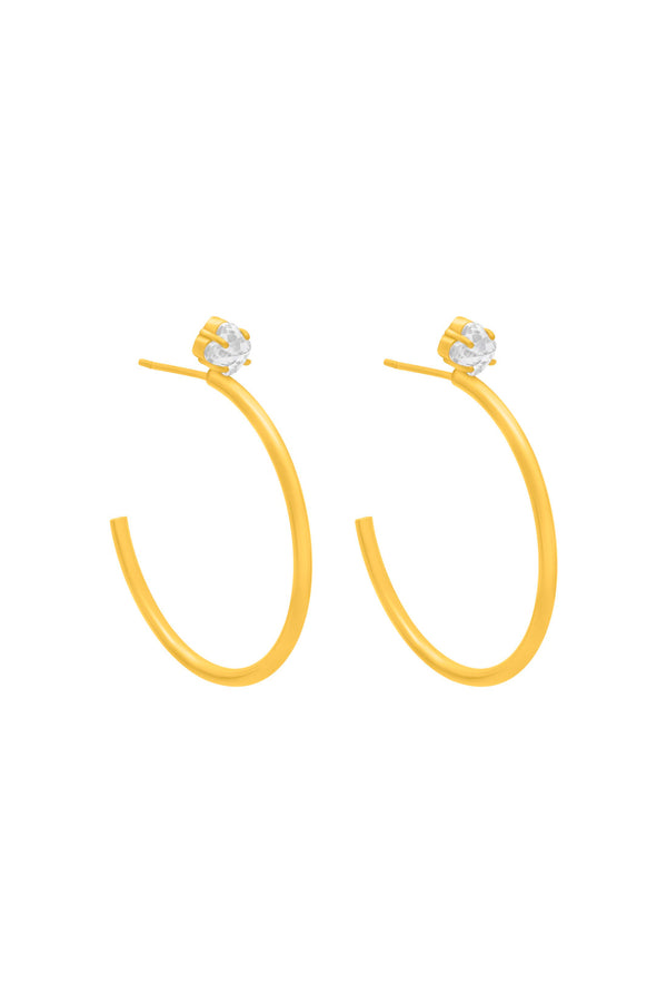 carisma Brillantina Open Medium Hoop Stud Earring Set