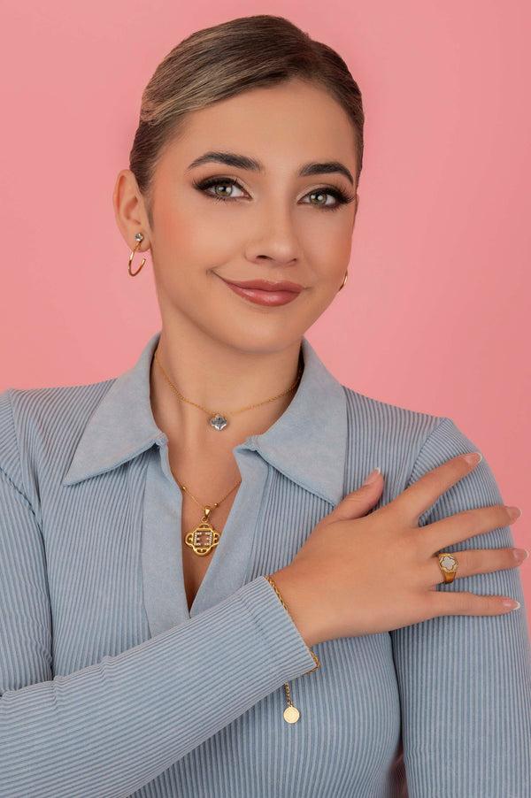 Carisma Brillantina Open Petite Hoop Stud Earring Set