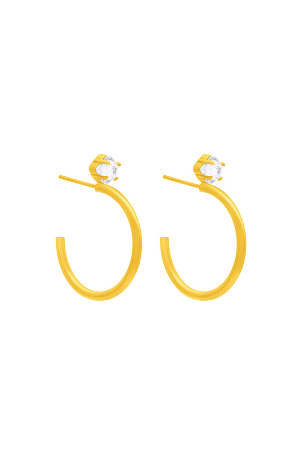 carisma Brillantina Open Petite Hoop Stud Earring Set