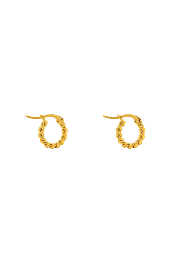 carisma 10MM Rope Hoop Earring Set