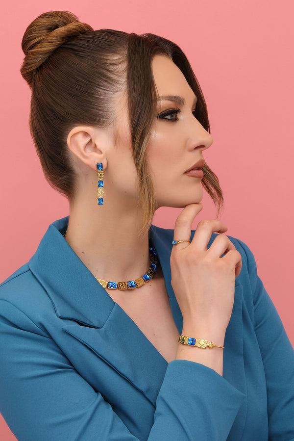 Carisma 'Amphitrite' Drop Stud Earring Set