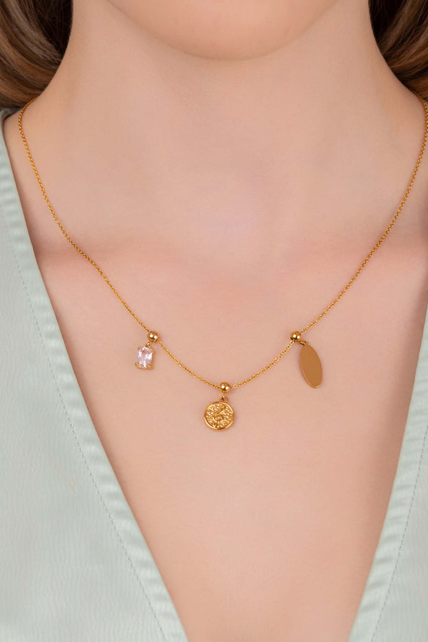 Carisma April Birthstone Toggle Charm Pendant