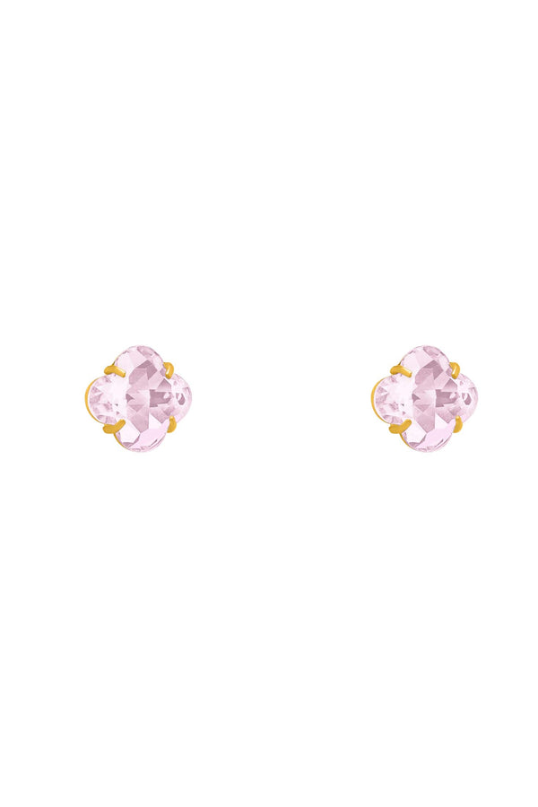 Carisma April Logo Birthstone Stud Earring Set
