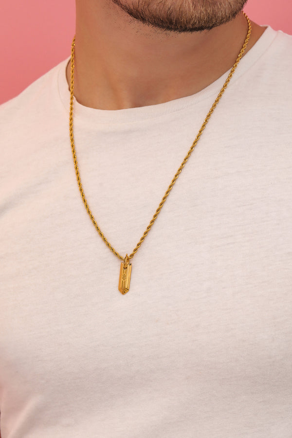 Carisma Arrow Gold Pendant